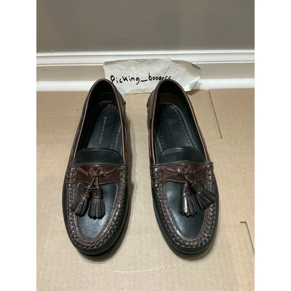 Johnston & Murphy Passport kiltie tassel loafer two-tone Man Size 8 1/2
